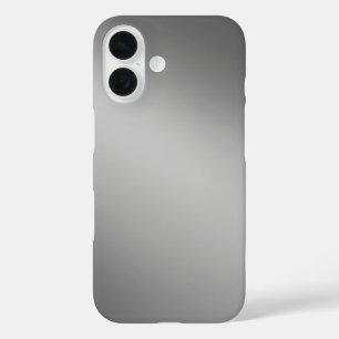 Sleek Gray Ombre - Funda para iPhone 16