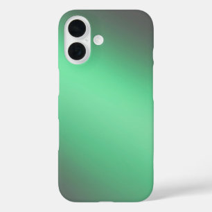 Sleek Green Ombre - Funda para iPhone 16