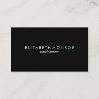 Sleek Simple Y Moderna Tarjetas De Negocios