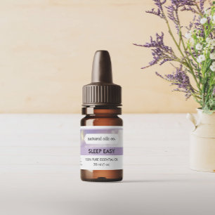 Sleep Easy Essential Oils Fragrance Etiqueta de fr