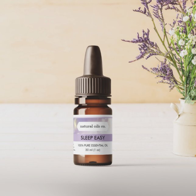 Sleep Easy Essential Oils Fragrance Etiqueta de fr (Subido por el creador)