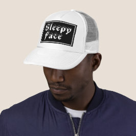 Sleepe Face: Blanco - Sol Brim - Sombrero de camió