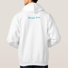 Sleepe Face: Blanco - Unisex Suéter Básico Hooded