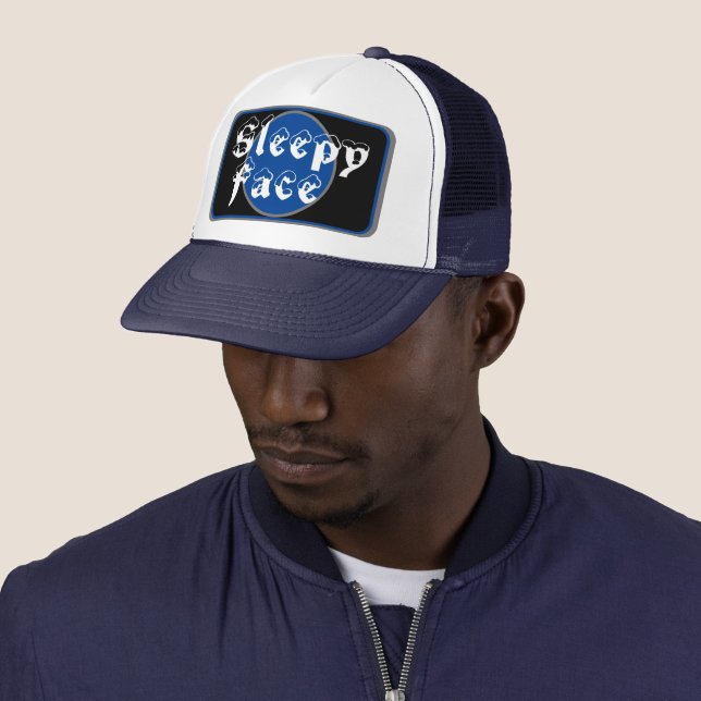 Sleepe Face: Verde - Sol Brim - Sombrero de camión (In situ)