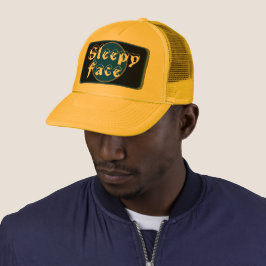 Sleepe Face: Verde - Sol Brim - Sombrero de camión