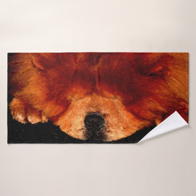 Sleeping Chow Chow btcna (Toalla de baño)