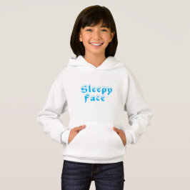 Sleepy Face: Suéter de Hoodie de Pullover para Niñ