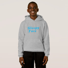 Sleepy Face: Suéter de Hoodie de Pullover para Niñ