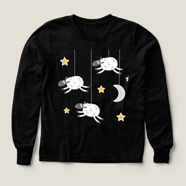 Sleepy Night Sheep Sweatshirt (Diseño frontal)