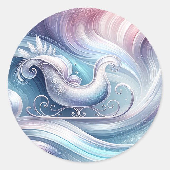 Sleigh pegatina (Anverso)