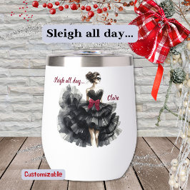 Sleigh todo el día, Glam Holiday Stemless Tumbler