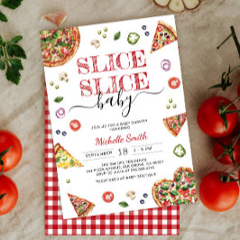 Slice Slice Baby | Invitación a Baby Shower Pizza