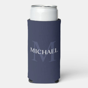Slim Enfriador de latas personalizado con monograma y n