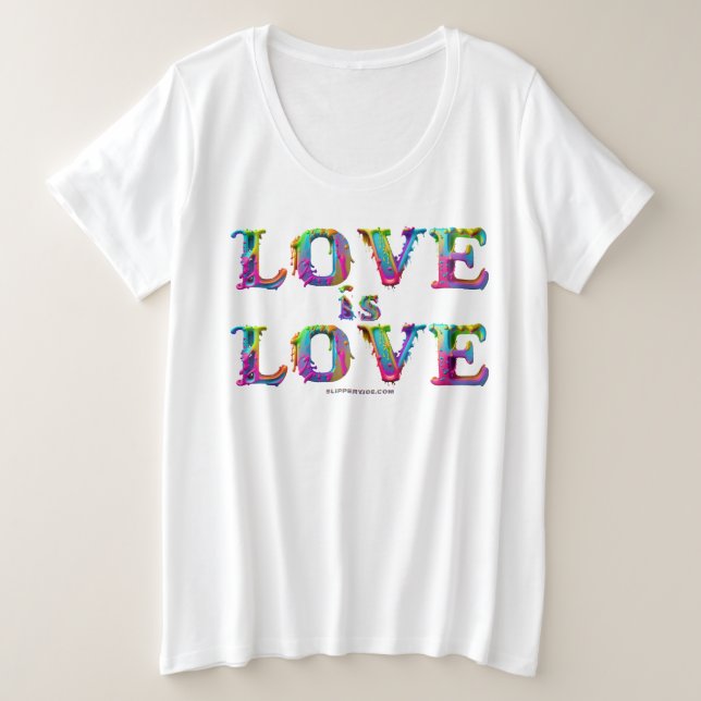 SlipperyJoe el amor es el amor por el derretimient (Anverso del diseño)