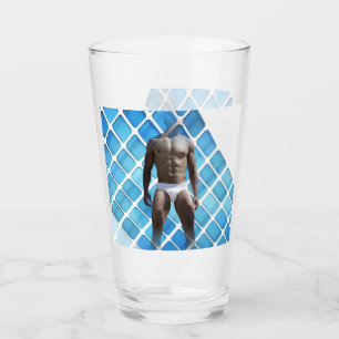 SlipperyJoe hombre muscular seis empates abs macho