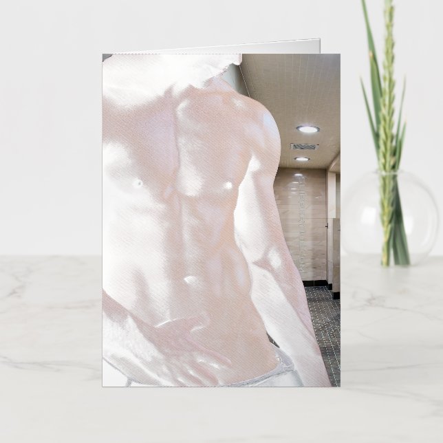 SlipperyJoe hombre muscular sin camisa 6pack abs f (Anverso)