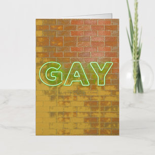 SlipperyJoe iluminó el letrero de neón gay brillan