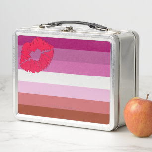 SlipperyJoe lápiz labial bandera de orgullo lésbic