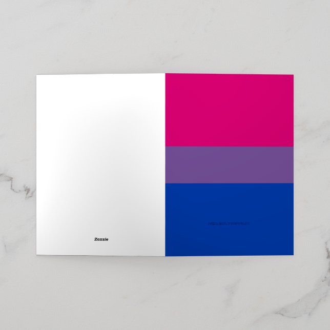 SlipperyJoe's Bisexual Pride Flag lavender-pink bl (Distribución Exterior )