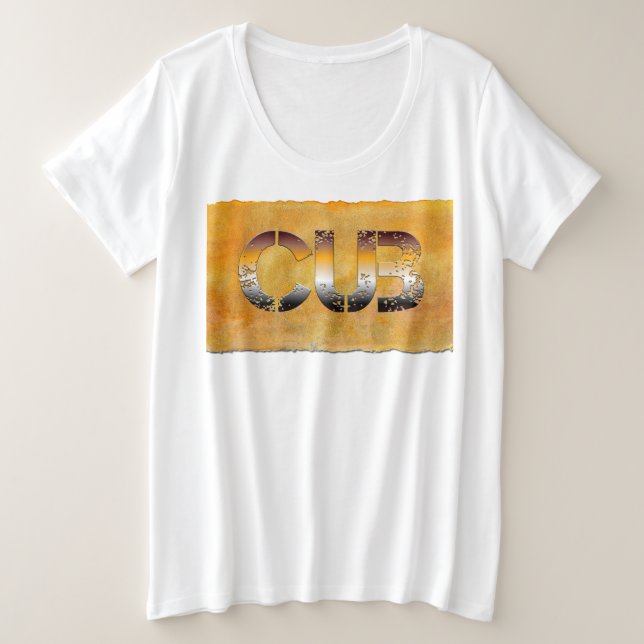 SlipperyJoe's cub word naranja-tonos marrones pro (Anverso del diseño)