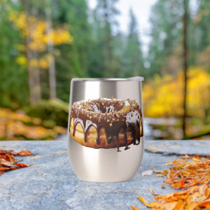 SlipperyJoe's donut decadente cubierto grueso glas