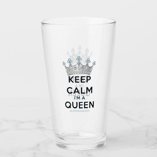 SlipperyJoe's Keep Calm Queen Royal Crown jewels a (Anverso)