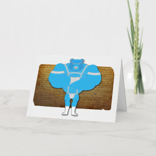 SlipperyJoe's oso musculoso gay dibujo animado tan