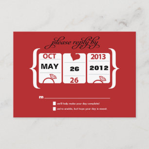 Slot Machine Wedding RSVP