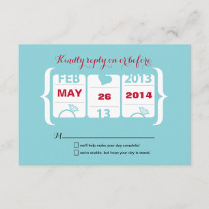 Slot Machine Wedding RSVP