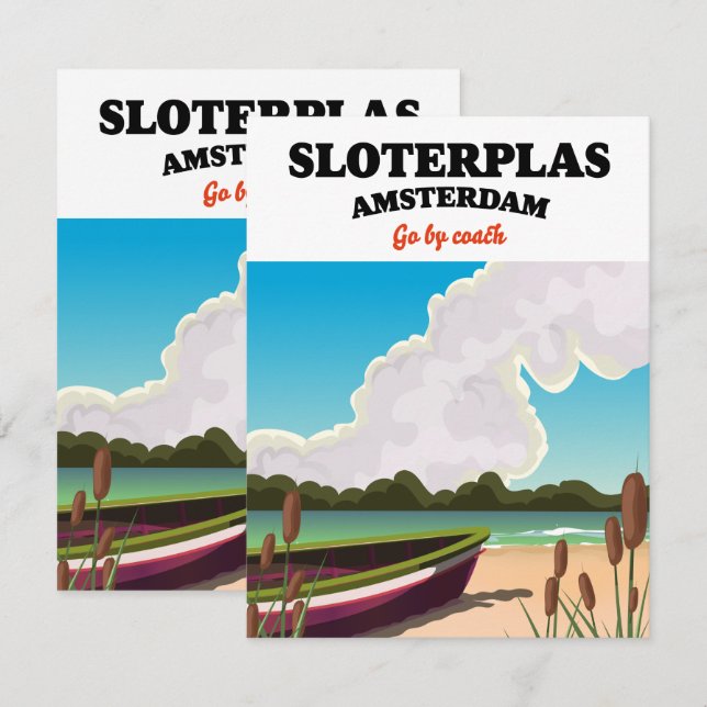 Sloterplas Ámsterdam (Anverso / Reverso)