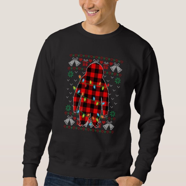 Sloth   Xmas Lights Ugly Christmas Sweater (Anverso)