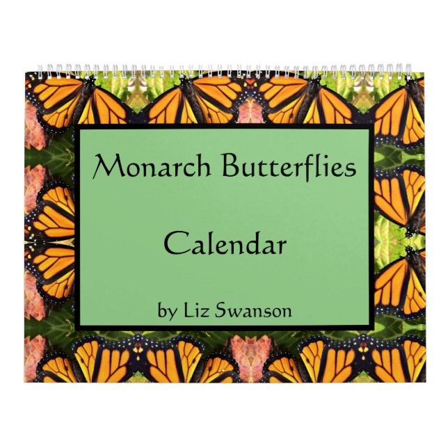 Sm, Med, Calendario Lg - Mariposas monarcas *** (Tapa)