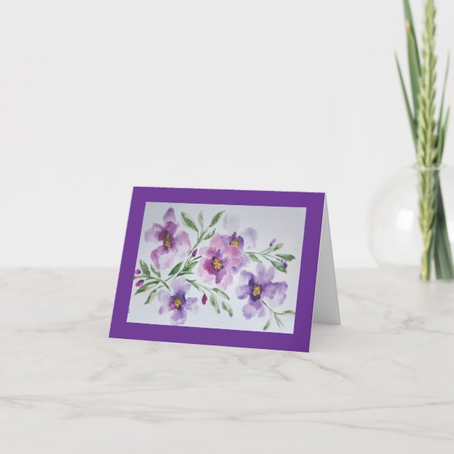 Small, 4" x 5.6" Folded Note Card (Anverso)