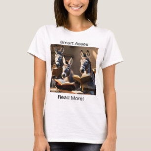 Smart Asses Leer Más! Camiseta de mujeres