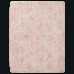 Smart Cover Para iPad Bonito Pastel Floral Rosa<br><div class="desc">Rosas suaves rosa pastel con problemas suaves y hojas sobre un fondo rosa claro.</div>