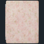 Smart Cover Para iPad Bonito Pastel Floral Rosa<br><div class="desc">Rosas suaves rosa pastel con problemas suaves y hojas sobre un fondo rosa claro.</div>