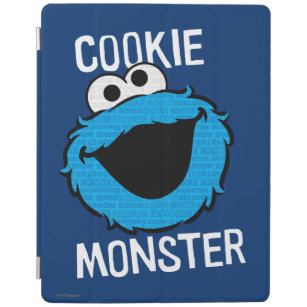 Smart Cover Para iPad Cookie Monster Pattern Face