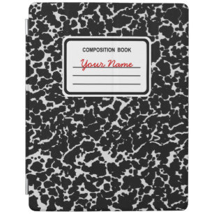 Smart Cover Para iPad Libro de composición   Blanco y negro