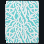 Smart Cover Para iPad Patrón de arrecife de coral de playa Azul blanco n<br><div class="desc">Este patrón náutico repetitivo inspirado en el océano bonito y la playa parece un arrecife de coral trenzado en blanco sobre una playa de fondo azul. El elegante patrón de arrecife de coral está hecho con un estilo esténcil. El color azul recuerda a los mares tropicales claros y luminosos. Este...</div>