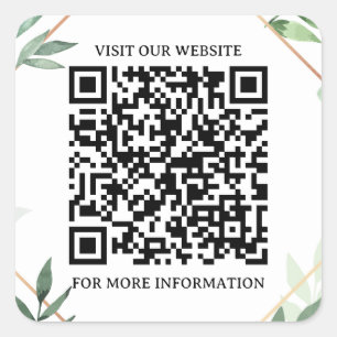 Smart Square: Pegatina de código QR para empresas