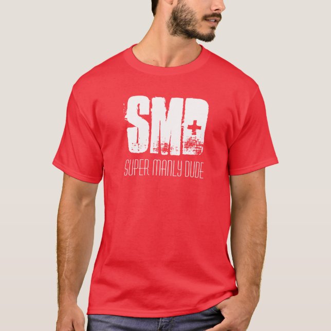 SMD, camiseta de hombres estupenda del tipo (Anverso)