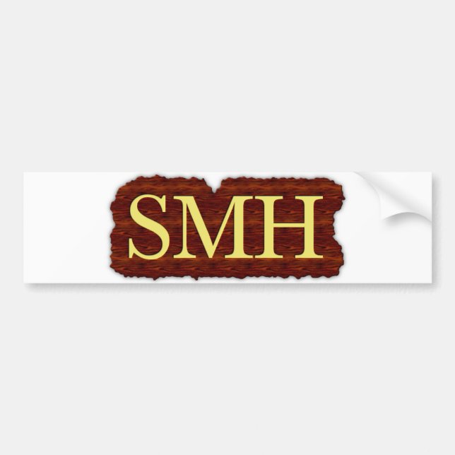 ¡Smh! pegatina de parachoques a la venta! (Frente)