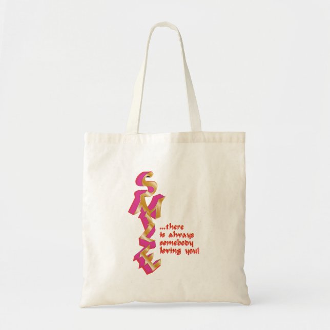 SMILE - Bolsa impresa (Frente)