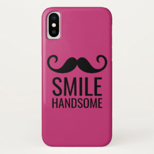 SMILE & Mustache en cualquier Funda de iPhone X de