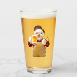 Smile Pup: ¡Salud! Arte de cerveza de Bichon Frise