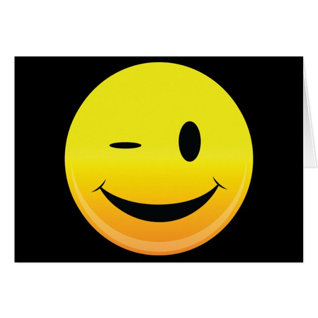 Smilie hace frente a guiño (Anverso (Horizontal))