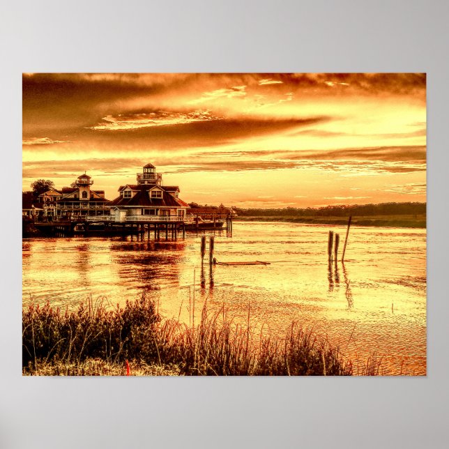 Smithfield Sunset — impresión de arte digital (Frente)