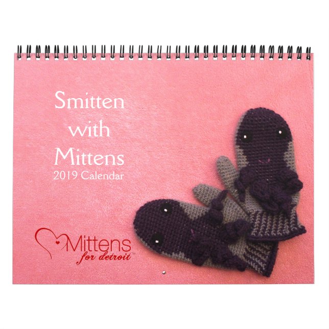 Smitten con el calendario Mittens 2019 (Tapa)