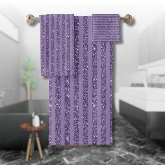Smoky Plum Glitter Style Horizontal Stripes (Subido por el creador)
