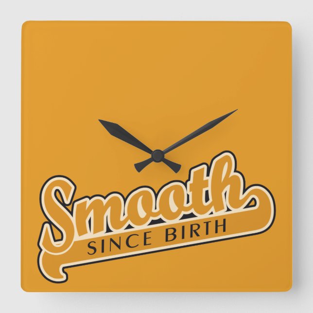 SMOOTH personalizado reloj de pared (Anverso)